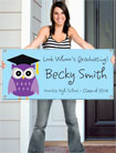 Owl theme banners for graduation