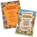 See all Fall theme invitations and favors
