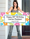 personalized banners for your luau party