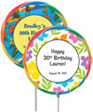 luau party favor, custom lollipops