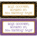 Roaring 20s party theme banners