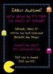 personalized 80s theme party invitation