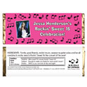 Rock n Roll party theme candy bar wrappers