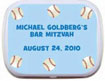 custom baseball theme party favors, mint tins with baseball design