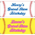Baseball party theme banners