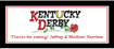 custom banner for a kentucky derby party