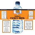 Basketball Party theme water labels