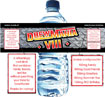 WWE Wrestling theme party water bottle label favors