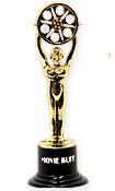 hollywood theme award statue favor or decoration