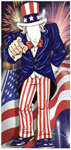 Uncle Sam Photo Op for Patriotic Party
