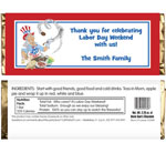 4th of july candy bar party favors