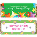 Spring theme candy bar wrappers