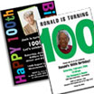 100th Birthday Invitations and Favors