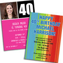 40th birthday milestone invitations