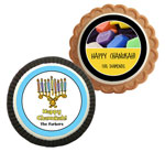 Chanukah theme cookie party favors