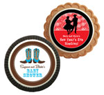 Western theme cookie party favors