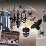 Black Halloween Chandelier Hanging Kit