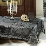 Halloween lace tablecover