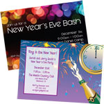 New Year's Eve Theme invtiations