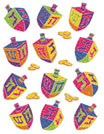 Dreidle Chanukah Stickers