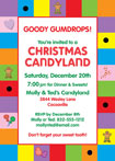 personalized candyland invitation