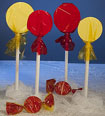 Christmas candy theme lollipop props