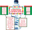 Christmas Candyland Custom Bottle Labels