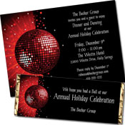 Winter Holiday Dance Party Invitations and Favors