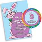 Easter Bunny Theme Easter Invitations