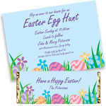 Easter Egg Hunt theme invitations and favors