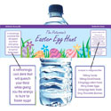 Easter and spring theme water bottle labels