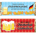 Oktoberfest party theme candy bar wrappers