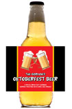 personalized oktoberfest beer bottle label