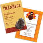 See all Thanksgiving theme invitations and favors