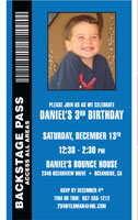 Backstage Pass for Boys Birthday