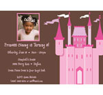 Castle theme invitation