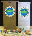 custom sesame street party favor for kids birthday. sesame street theme candy bags