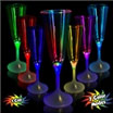 LED light up champagne glass for a spa party