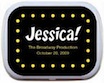 personalized broadway theme mint and candy tin
