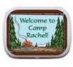 personalized camping theme mint tin