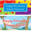 Retirement party theme banners