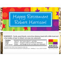 Retirement theme candy bar wrappers