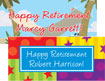 custom retirement party banners