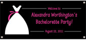 Bachelorette party theme banners