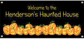 Personalized Halloween banners