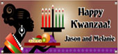 Kwanzaa theme personalized banners