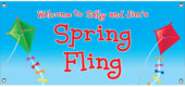 Spring theme party banners
