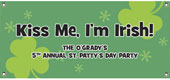 St. Patrick's Day theme banners