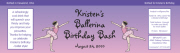 Kids Birthday Party Water Bottle Labels
