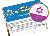 Bar and bat mitzvah party favors